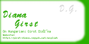 diana girst business card